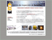 Tablet Screenshot of inspecciondebotellas.ctmetal.es